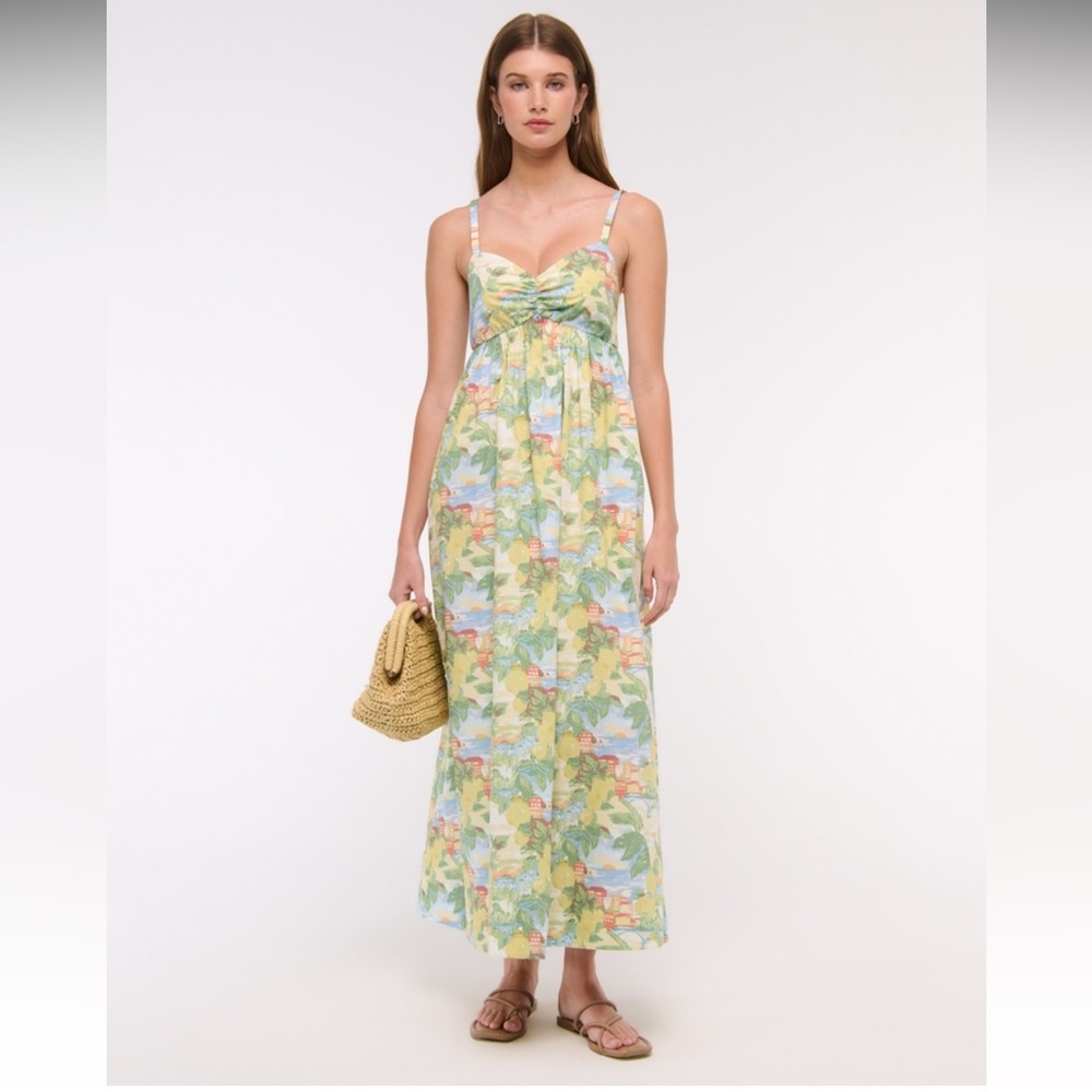 Sweetheart Babydoll Maxi Dress